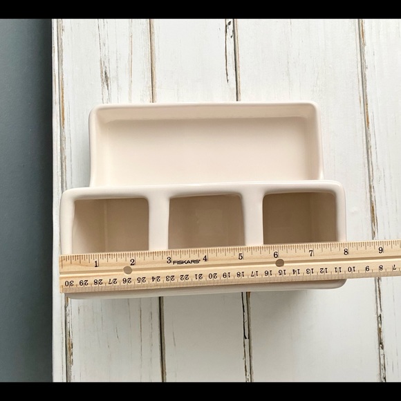 Rae Dunn THINGS Organizer With Flowers - Picture 7 of 7